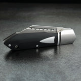 Begg Knives Bullet Train Slip Joint Black G10 & Stainless Folding 14C28N Pocket Knife 036