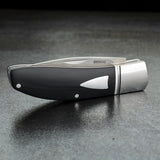 Begg Knives Drop Point Slip Joint Black G10 & Stainless Folding 14C28N Pocket Knife 037