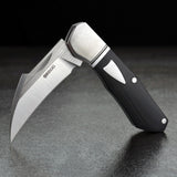 Begg Knives Hawkbill Slip Joint Black G10 & Stainless Folding 14C28N Pocket Knife 041