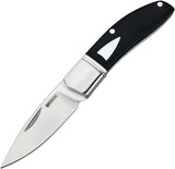 Begg Knives Drop Point Mini Slip Joint Black G10 & Stainless Folding 14C28N Pocket Knife 043
