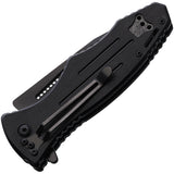 Blackhawk Hornet Linerlock A/O Black G10 Folding D2 Steel Pocket Knife 15H201BK