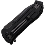 Blackhawk Point Man Linerlock A/O Black G10 Folding D2 Steel Knife 15PM201BK