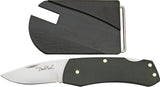 Benchmark Belt Buckle Black Lockback Folding Knife w/ Magnetic Case 032
