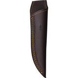 BucknBear Small Spear Hunter Walnut Wood Damascus Fixed Blade Knife 15248