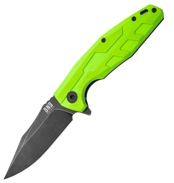 BucknBear Chameleon Pocket Knife Linerlock Green G10 Folding D2 Blade 789123Y