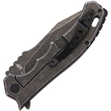 BucknBear Diesel Pocket Knife Framelock Tan & Black CF & G10 Folding 14C28 8008C