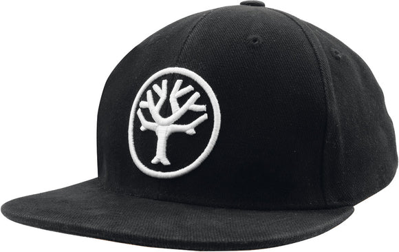 Boker Tree Brand White & Black Snapback Hat Cap 09BO129