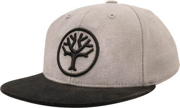 Boker Tree Brand Gray & Black Snapback Hat Cap 09BO130