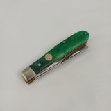 Boker Tree Brand Razor Jack Lime Green Smooth Bone Folding Pocket Knife 110714