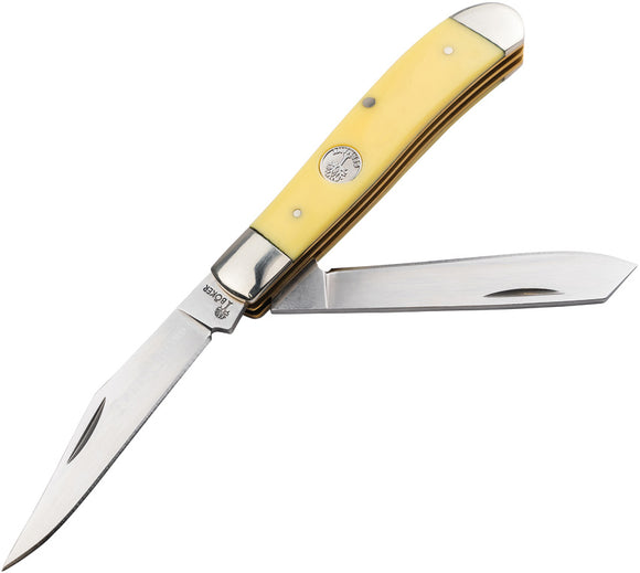 Boker Traditional Series 2.0 Tree Brand Mini Trapper Yellow Folding Knife 110850