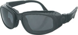 Bobster Sport & Street Convertible Sunglasses Black Motorcycle Goggles 21474