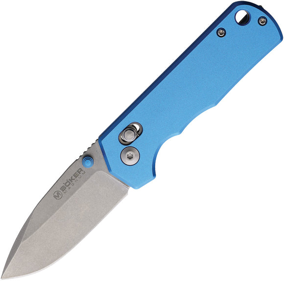 Boker Magnum Rockstub Axis Lock Blue Aluminum Folding 440 Pocket Knife M01SC711