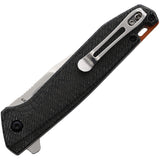 Boker Magnum Border Forest Button Lock Black Micarta Folding 440A Pocket Knife M01SC719