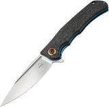 Boker Plus Nubilum Pocket Knife Linerlock Carbon Fiber Folding D2 Steel P01BO492