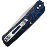 Boker Plus Tech Tool Slip Joint Blue & Black G10 Folding 12C27 Knife P01BO557