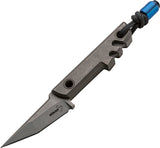 Boker Plus Mini Slik Tanto Titanium Fixed Blade 4.88" Neck Knife P02BO230