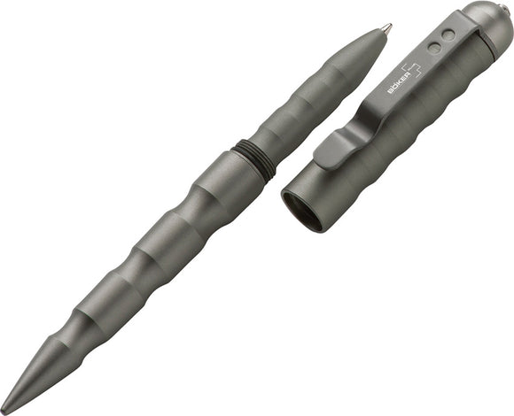 Boker Plus Gun Metal Gray Stainless Glass Breaker MPP Multi Purpose Pen P09BO091