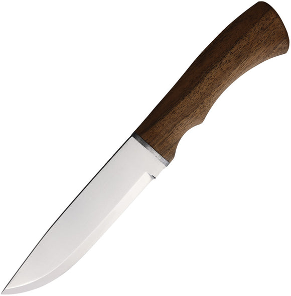 BPS Knives Camping Fixed Blade Knife Walnut Wood 1066 Carbon Steel BK06CS