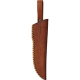 BPS Knives Bushcraft Fixed Blade Knife Walnut Wood 1060HC Steel HK02CS