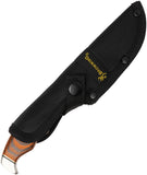 Browning Skinner Brown Tiger Pakkawood Stainless Fixed Blade Knife 0487