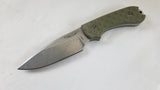 Bradford Knives Guardian 3 OD Green AEB-L Steel Fixed Blade Knife 3FE002A