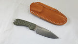 Bradford Knives Guardian 3 OD Green AEB-L Steel Fixed Blade Knife 3FE002A