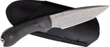 Bradford Knives Guardian 3 Black G10 AEB-L Fixed Blade Knife w/ Sheath 3FE201A
