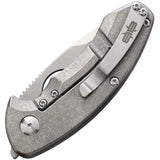 Brous Blades Silent Soldier LTD Framelock SW Titanium Folding S35VN Knife 264