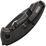 Brous Blades Silent Soldier LTD Framelock ASW Titanium Folding S35VN Knife 266