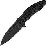 Brous Blades Bionic 3.0 Framelock Black Titanium Folding D2 Pocket Knife 276