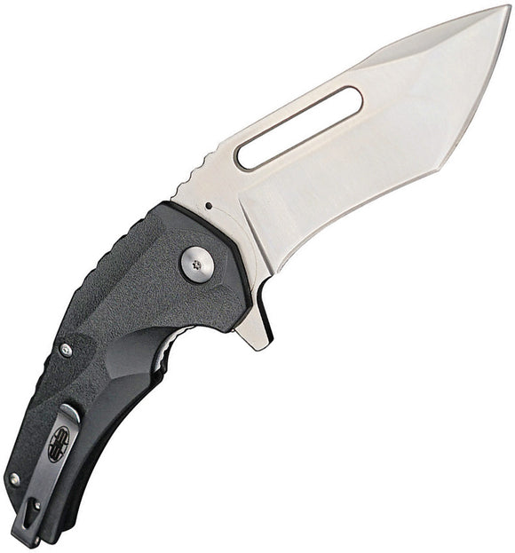 Brous Blades Reloader Linerlock Black D2 Tool Steel TantoFolding Knife M003