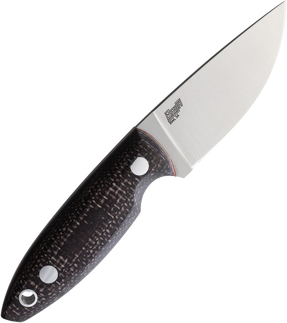 BRISA Scara 60 Fixed Blade Knife Bison Micarta RWL-34 Steel Clip Point 23300