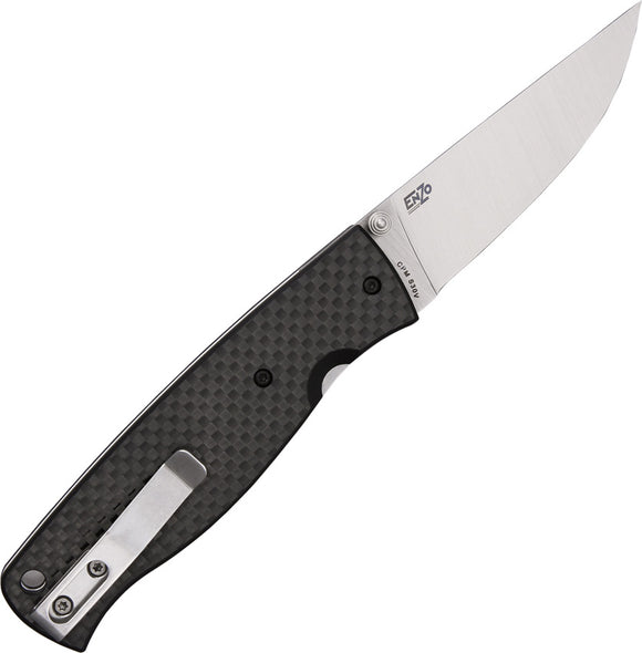 BRISA Enzo Birk 75 Linerlock CPM S30V Black Carbon Fiber Folding Knife 2601