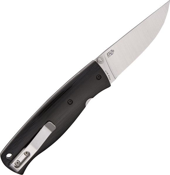 BRISA EnZo Birk 75 Linerlock Black G10 CPM S30V Steel Folding Knife I2602