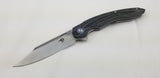 Bestech Knives FANGA Carbon Fiber/G10 Folding D2 Steel Pocket Knife G18D