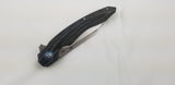Bestech Knives FANGA Carbon Fiber/G10 Folding D2 Steel Pocket Knife G18D