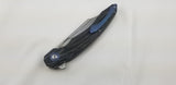 Bestech Knives FANGA Carbon Fiber/G10 Folding D2 Steel Pocket Knife G18D