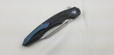 Bestech Knives FANGA Carbon Fiber/G10 Folding D2 Steel Pocket Knife G18D