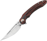 Bestech Knives Irida Linerlock Carbon Fiber & G10 Folding Knife cf g25e