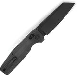 Bestech Knives Slasher Axis Lock Black Micarta Folding D2 Pocket Knife KG56A2