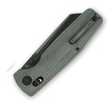 Bestech Knives Slasher Axis Lock Green Micarta Folding D2 Pocket Knife KG56B2