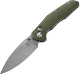 Bestechman Ronan Crossbar Lock OD Green G10 Folding 14C28N Pocket Knife K02E