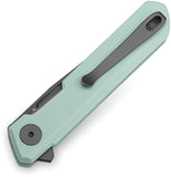 Bestechman Mini Dundee Linerlock Teal G10 Folding D2 Steel Pocket Knife MK03G
