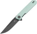 Bestechman Mini Dundee Linerlock Teal G10 Folding D2 Steel Pocket Knife MK03G