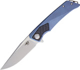 Bestech Knives Sky Hawk Framelock Blue Titanium & Carbon Fiber S35VN Knife 1804C   - On Sale