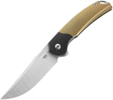 Bestech Knives Supernova Linerlock Gold Titanium Folding Pocket Knife T2111C