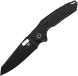 Bestech Knives Nyxie Pocket Knife Framelock Black Titanium Folding S35VN 2209B