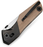 Bestech Knives Cetus Crossbar Lock Titanium & Micarta Folding M390 Knife T2304B