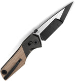 Bestech Knives Cetus Crossbar Lock Titanium & Micarta Folding M390 Knife T2304B