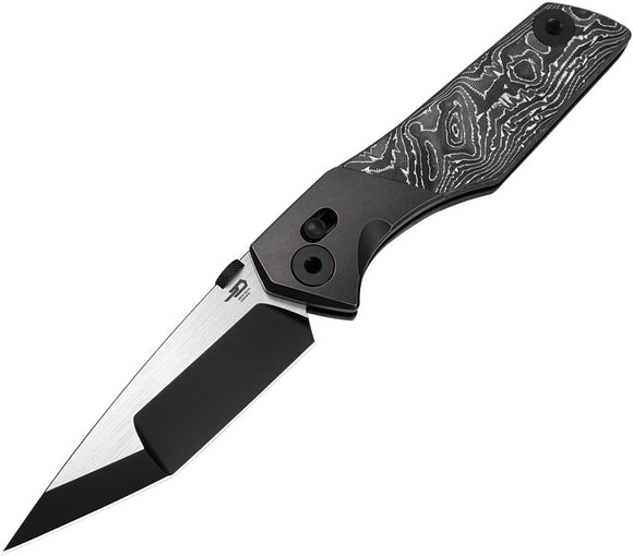 Bestech Knives Cetus Crossbar Lock Titanium & Aluminum Foil Folding Knife T2304C